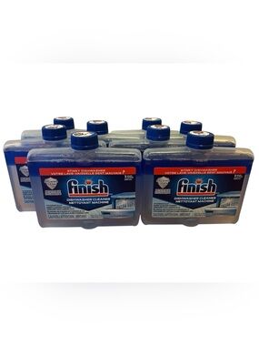NEW Finish Dishwasher Cleaner Bundle of 8 Bottles